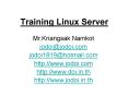 Training Linux Server PowerPoint PPT Presentation