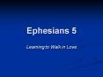 Ephesians 5 PowerPoint PPT Presentation