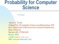 Probability for Computer Science PowerPoint PPT Presentation