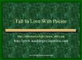 Fall In Love With Poems PowerPoint PPT Presentation
