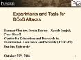 DDoS Experiments: Issues, Solutions and Results PowerPoint PPT Presentation
