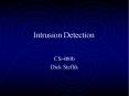 Intrusion Detection PowerPoint PPT Presentation