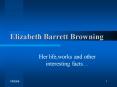 Elizabeth Barrett Browning PowerPoint PPT Presentation