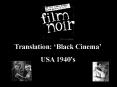 Film Noir PowerPoint PPT Presentation