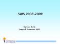 SIMS 20082009 PowerPoint PPT Presentation