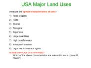 USA Major Land Uses