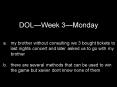 DOLWeek 3Monday PowerPoint PPT Presentation