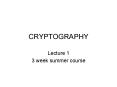 CRYPTOGRAPHY PowerPoint PPT Presentation