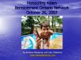 Honouring Adam Bereavement Ontario Network October 26, 2007 PowerPoint PPT Presentation
