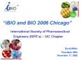 iBIO and BIO 2006 Chicago PowerPoint PPT Presentation