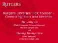 Rutgers Libraries LibX Toolbar Connecting users and libraries PowerPoint PPT Presentation