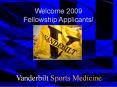 Welcome 2009 Fellowship Applicants! PowerPoint PPT Presentation