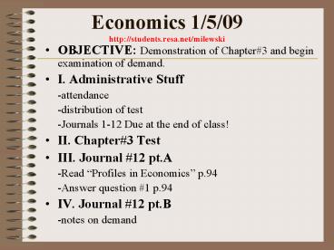 Economics 1509 http:students.resa.netmilewski