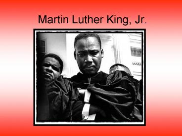 Martin Luther King, Jr.
