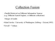 Collection Fusion
