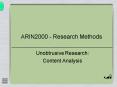 ARIN2000 Research Methods PowerPoint PPT Presentation