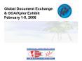 Global Document Exchange PowerPoint PPT Presentation