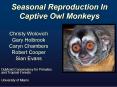 Seasonal Reproduction In Captive Owl Monkeys PowerPoint PPT Presentation
