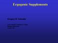Ergogenic Supplements PowerPoint PPT Presentation