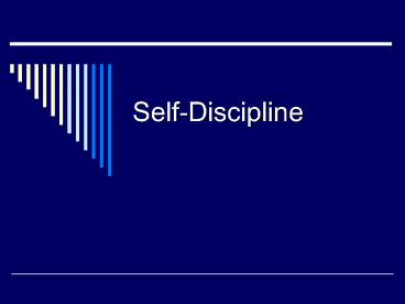 SelfDiscipline