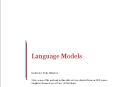 Language Models. Instructor: Rada Mihalcea ... Application PowerPoint PPT Presentation