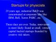Startups for physicists PowerPoint PPT Presentation