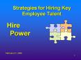 Strategies for Hiring Key Employee Talent PowerPoint PPT Presentation