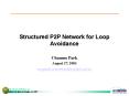 Structured P2P Network for Loop Avoidance PowerPoint PPT Presentation
