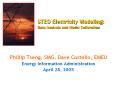 STEO Electricity Modeling: Data Analysis and Model Calibration PowerPoint PPT Presentation