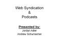 Web Syndication PowerPoint PPT Presentation