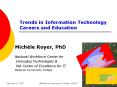 Trends in Information Technology Careers and Education PowerPoint PPT Presentation