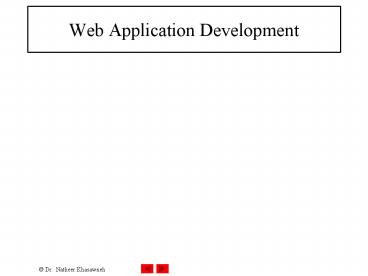 Web Application Development