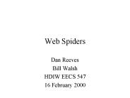 Web Spiders