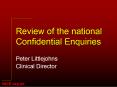 Review of the national Confidential Enquiries PowerPoint PPT Presentation