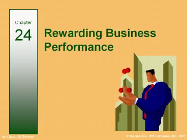 Rewarding Business Performance