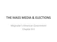 THE MASS MEDIA PowerPoint PPT Presentation