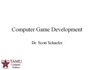 Computer Game Development