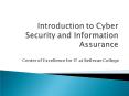 Introduction to Cyber Security and Information Assurance PowerPoint PPT Presentation