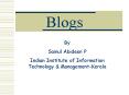 Blogs PowerPoint PPT Presentation