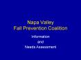 Napa Valley Fall Prevention Coalition PowerPoint PPT Presentation