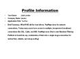 Profile Information PowerPoint PPT Presentation