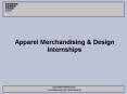 Apparel Merchandising PowerPoint PPT Presentation