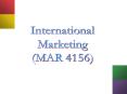 International Marketing PowerPoint PPT Presentation