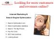 Looking for more customers and revenues online PowerPoint PPT Presentation