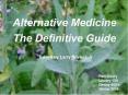 Alternative Medicine PowerPoint PPT Presentation