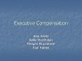 Executive Compensation PowerPoint PPT Presentation