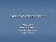 Executive Compensation