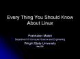 Every Thing You Should Know About Linux PowerPoint PPT Presentation