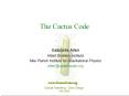 The Cactus Code PowerPoint PPT Presentation