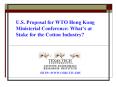 PowerPoint Presentation What's At Stake For The Cotton Industry PowerPoint PPT Presentation